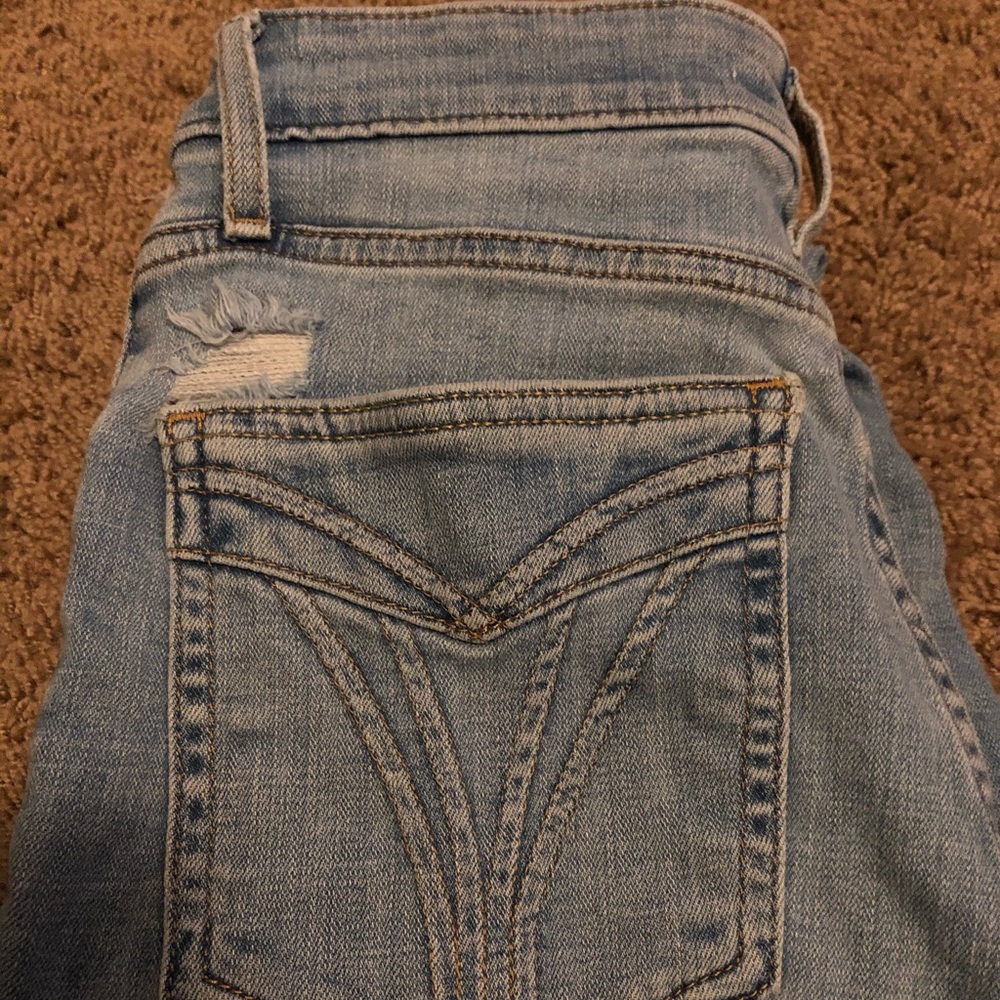 High rise skinny jeans